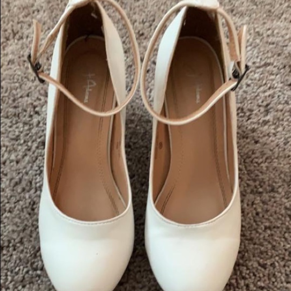 White pumps
